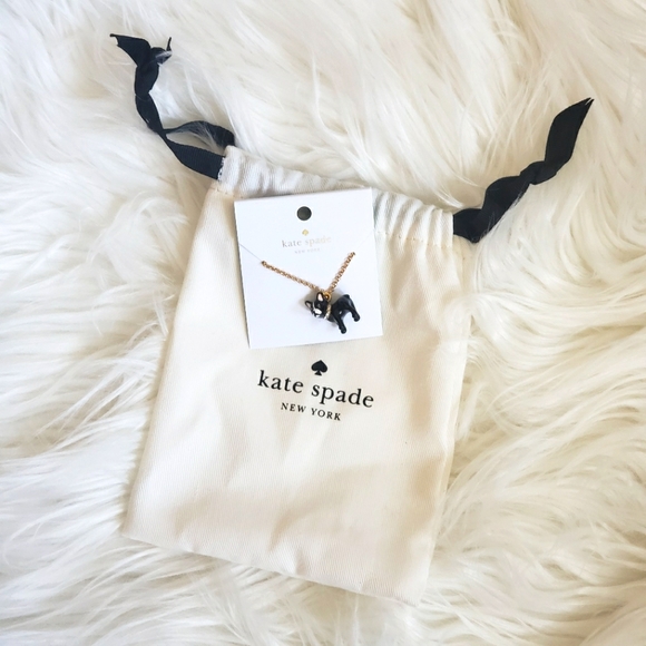 kate spade Jewelry - NWT Kate Spade Ma Cherie Antoine French Bulldog Necklace